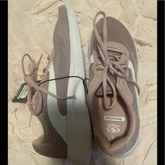 Athletic Works Mauve Memory Foam Tennis Shoes - Picture 3 of 5
